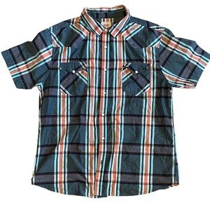 Levi’s XXL short sleeve button down multi color